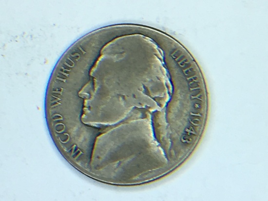 1943 S Silver War Nickel