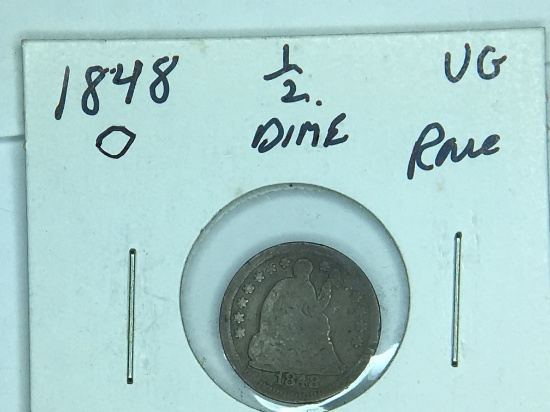 1848 O 1/2 Dime