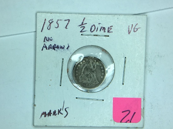 1857 1/2 Dime