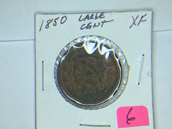 1850 Large Cent