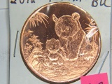 2012 Panda 1 Ounce Copper