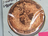 2011 Nativity 1 Ounce Copper