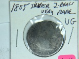 1805 2 Reales Silver