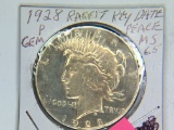 1928 P Peace Dollar