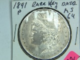 1891 P Morgan Dollar