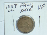 1858 Flying Eagle Cent LARGE LETTERS