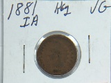 1881 Indian Head Cent