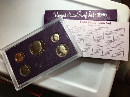 1986 Proof Set