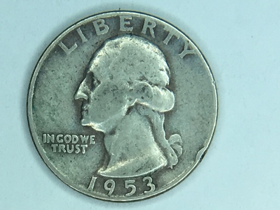 1953 Silver Washington Quarter