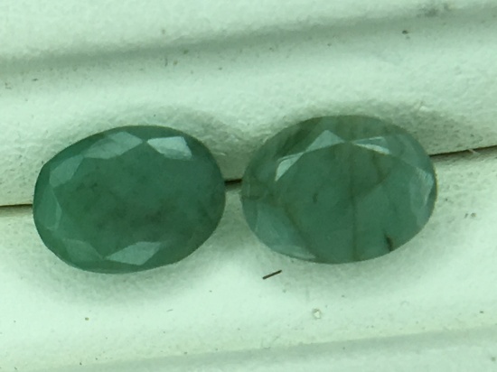 1.5 Carat Ea Emeralds 9 Mm X 6 Mm
