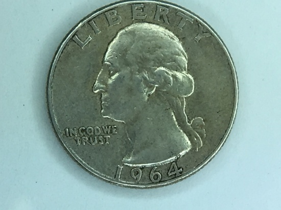 1964 Silver Washington Quarter