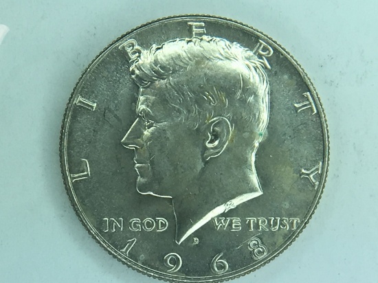 1968 D Kennedy Half Dollar