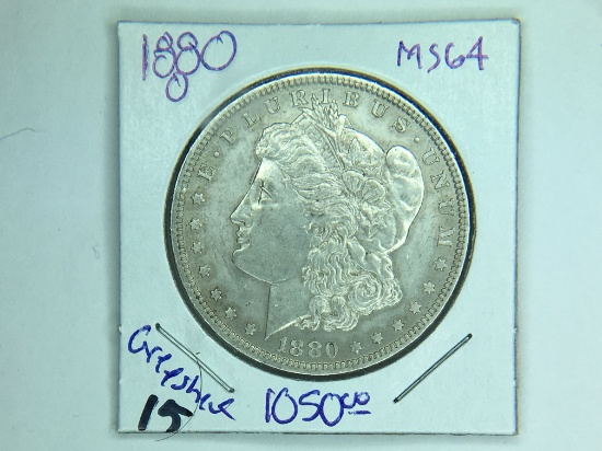 1880 O Morgan Dollar