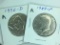 (2) Kennedy Half Dollars 1989 P, 1996 D