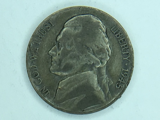 1945 P Silver War Nickel