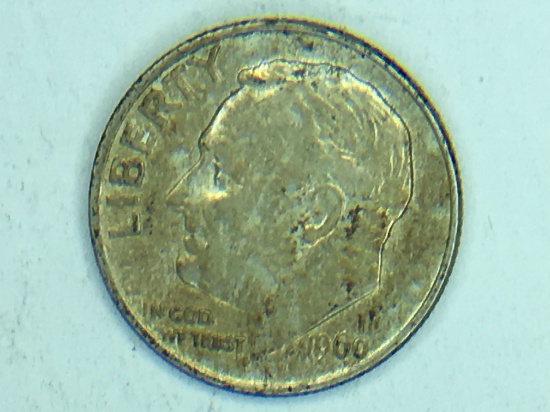 1960 Roosevelt Dime