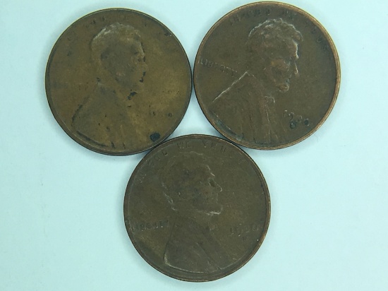 1930 – P, D, S Lincoln Cents