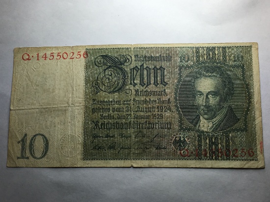 German Reich Bank Note
