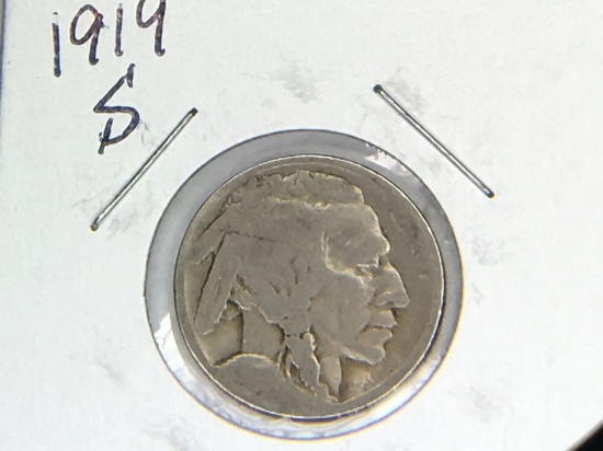 1919 S Buffalo Nickel