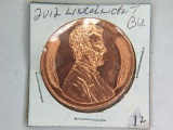 2012 Lincoln 1 Ounce Copper