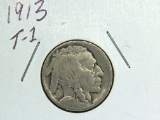 1913 Type 1 Buffalo Nickel