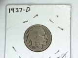 1937 D Buffalo Nickel