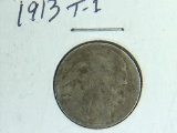 1913 Type 1 Buffalo Nickel