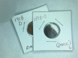 1912 D, 1918 D, Lincoln Cent