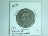 1971 Netherland 1 Guilder