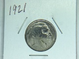 1921 Buffalo Nickel (cleaned)