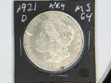 1921 D Morgan Dollar