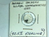 92.5% Silver 1829 Andrew Jackson Commemorative