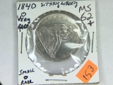 1840 O Sitting Liberty Half Dollar (small 