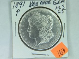 1891 P Morgan Dollar