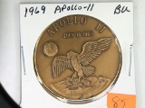 1969 Apollo 11 Project Apollo Bronze