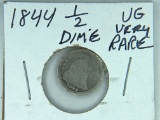 1844 1/2 Dime