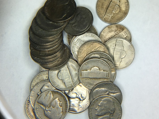 (30) Jefferson Nickels