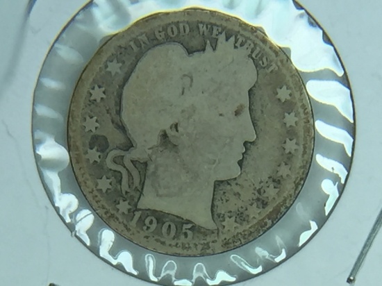 1905 Barber Quarter