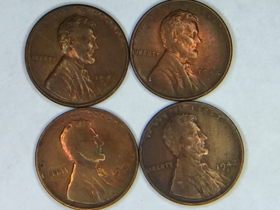 (4) Wheat Cent