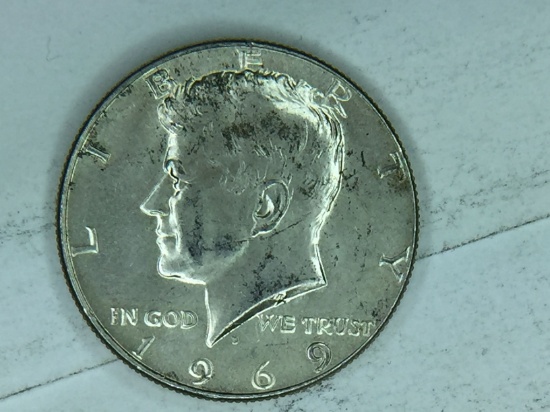 1969 D Kennedy Half Dollar