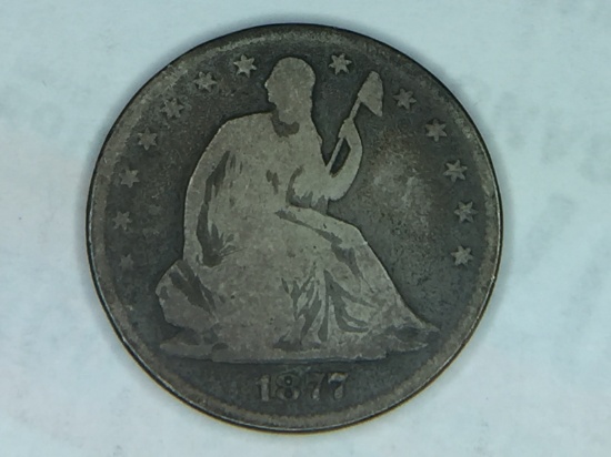 1877 Liberty Seated Half Dollar