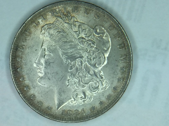 1884 – O Morgan Silver Dollar