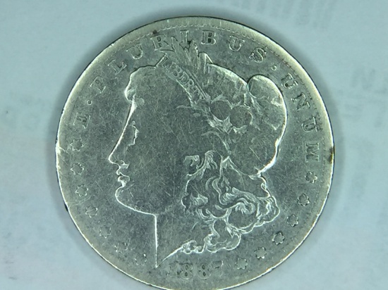 1887 – O Morgan Silver Dollar