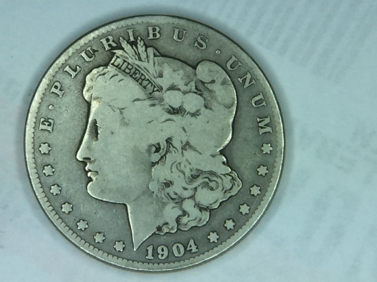 1904-s Morgan Silver Dollar