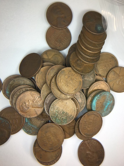 Bag Of Unsearched Wheat Cents