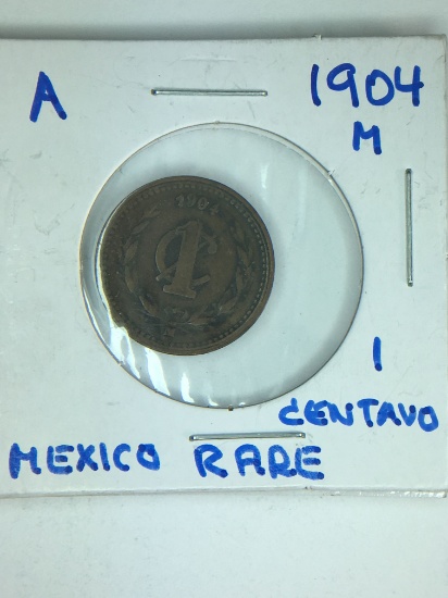 1904m Mexico 1 Centavo