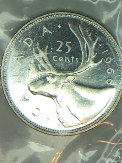 1966 Canadian Quarter