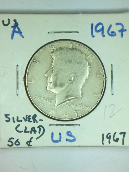 1967 Kennedy Half Dollar