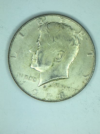 1968 D Kennedy Half Dollar