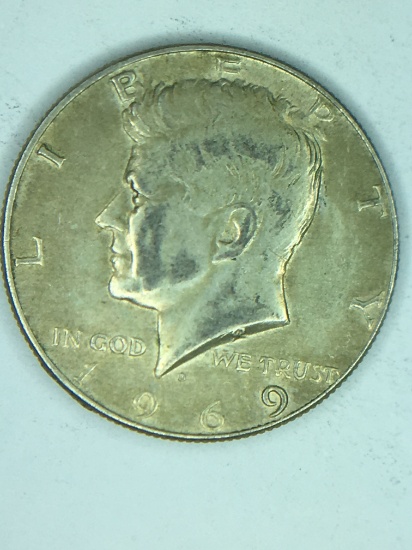 1969 D Kennedy Half Dollar